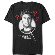 Men's American Vandal Dylan Magnifying Glass  Adult T-Shirt