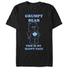 Men's Care Bears Grumpy This Is My Happy Face  Adult T-Shirt