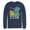 Men's Toy Story Ducky & Bunny Stick With Us BFFs  Adult Long Sleeve Shirt