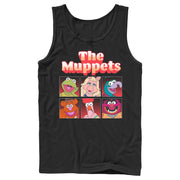 Men's The Muppets Boxed Characters  Adult Tank Top