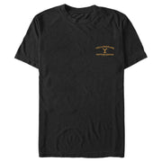 Men's Yellowstone Small Yellow Pocket Dutton Ranch Brand  Adult T-Shirt