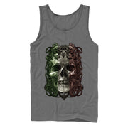 Men's Aztlan Filigree Skull  Adult Tank Top