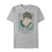 Men's Star Trek Spock Highly Illogical Comic  Adult T-Shirt