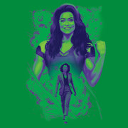 Men's She-Hulk: Attorney at Law Explosion of Willpower  Adult T-Shirt