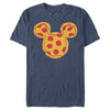 Men's Mickey & Friends Pizza Mickey Mouse Logo  Adult T-Shirt