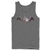 Men's Batman Logo Geometric Wing  Adult Tank Top