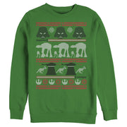 Men's Star Wars Ugly Christmas AT-AT Vader  Adult Sweatshirt