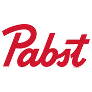 Men's Pabst Red Logo  Adult T-Shirt