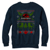 Men's Jurassic World Ugly Christmas Print  Adult Sweatshirt