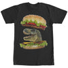 Men's Lost Gods Dinosaur Cheeseburger  Adult T-Shirt