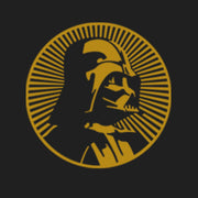 Men's Star Wars Embroidered Darth Vader Gold Circle  Adult T-Shirt