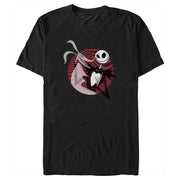 Men's The Nightmare Before Christmas Jack and Zero  Adult T-Shirt