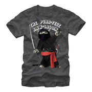 Men's Lost Gods Perfect Aww-sassin Ninja Kitten  Adult T-Shirt