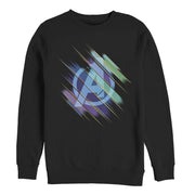 Men's Marvel Avengers: Endgame Logo Glitch Streaks  Adult Sweatshirt