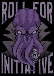 Men's Dungeons & Dragons Illithid Roll for Initiative  Adult Pull Over Hoodie