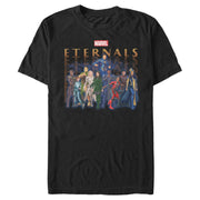 Men's Marvel Eternals Group Repeating  Adult T-Shirt