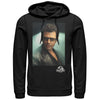 Men's Jurassic Park Dr. Malcolm Hero Portrait  Adult Pull Over Hoodie