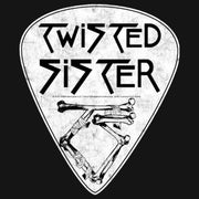 Men's Twisted Sister Guitar Pick Logo  Adult Long Sleeve Shirt