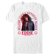 Men's Stranger Things Hellfire Club Dungeon Master Eddie  Adult T-Shirt