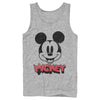 Men's Mickey & Friends Mickey Mouse Retro Headshot  Adult Tank Top