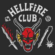 Men's Stranger Things Hellfire Club Costume  Adult T-Shirt