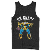 Men's Marvel Thanos Retro Oh Snap  Adult Tank Top