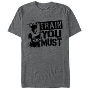 Men's Star Wars Yoda Train You Must  Adult T-Shirt