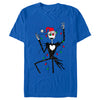 Men's The Nightmare Before Christmas Jack Christmas Lights  Adult T-Shirt