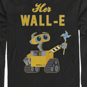 Men's Wall-E Valentine's Day Her Wall-E  Adult Long Sleeve Shirt