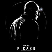 Men's Star Trek: Picard Black and White Picard  Adult T-Shirt