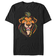 Men's Lion King Artistic Roar Scar Decorative Lions Mane  Adult T-Shirt