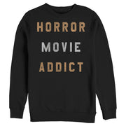 Men's Lost Gods Halloween Horror Movie Addict  Adult Sweatshirt