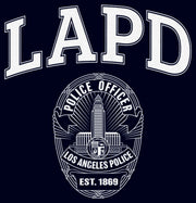 Men's LAPD Police Officer Badge  Adult T-Shirt