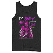 Men's Birds of Prey Harley Freakin' Quinn Cartoon  Adult Tank Top