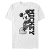 Men's Mickey & Friends Retro Leaning  Adult T-Shirt