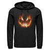 Men's Lost Gods Evil Pumpkin Face  Adult Pull Over Hoodie