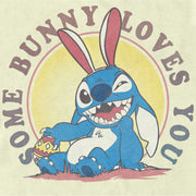 Men's Lilo & Stitch Some Bunny Loves You  Adult T-Shirt