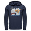 Men's MTV Christmas Logo Snowman  Adult Pull Over Hoodie