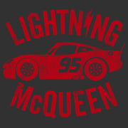 Men's Cars Lightning McQueen  Adult T-Shirt