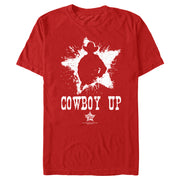 Men's Professional Bull Riders Cowboy Up  Adult T-Shirt