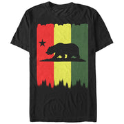 Men's Lost Gods Rasta California Bear  Adult T-Shirt