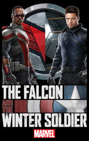 Men's Marvel The Falcon and the Winter Soldier Action Logo  Adult T-Shirt