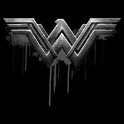 Men's Zack Snyder Justice League Wonder Woman Silver Logo  Adult T-Shirt