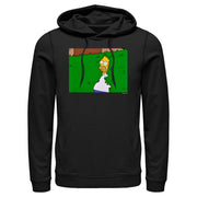 Men's The Simpsons Homer Bush  Adult Pull Over Hoodie