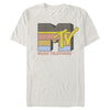 Men's MTV Retro Stripey Logo  Adult T-Shirt