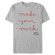 Men's Cruella Make Your Mark Cursive Writing  Adult T-Shirt