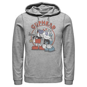 Men's Cuphead Knockout Winners  Adult Pull Over Hoodie