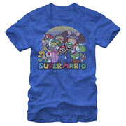 Men's Nintendo Super Mario Crew  Adult T-Shirt