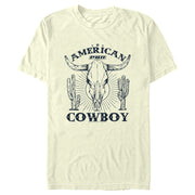 Men's Professional Bull Riders American Cowboy  Adult T-Shirt