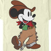 Men's Mickey & Friends Wild West  Adult T-Shirt